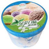 伊利餐饮大桶装雪糕批发绿茶味冰淇淋3.5kg