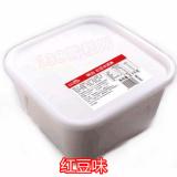 明治餐饮桶装冰淇淋红豆味大桶雪糕批发2.1kg 4L(独立发货)