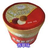 圣蔓雪餐饮桶装冰淇淋香草味雪糕批发4kg 