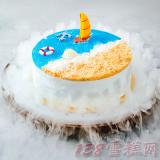 海洋派对冰淇淋烟雾蛋糕 儿童创意生日/聚会蛋糕（仅深圳/广州）6寸、8寸 【支持网上订购】