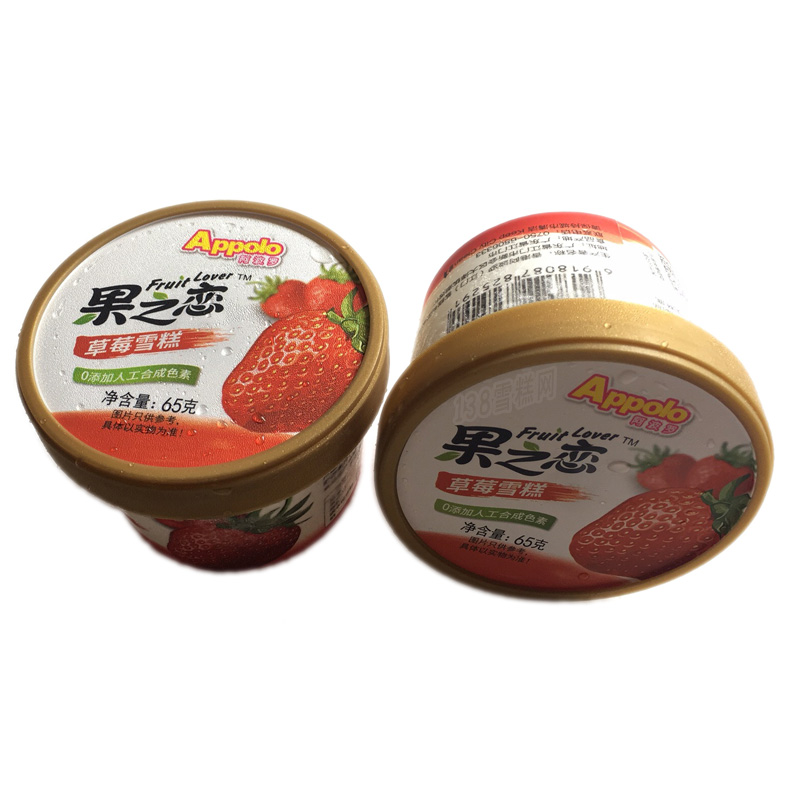 阿波罗果之恋草莓雪糕批发（公司/家庭团购）5支装