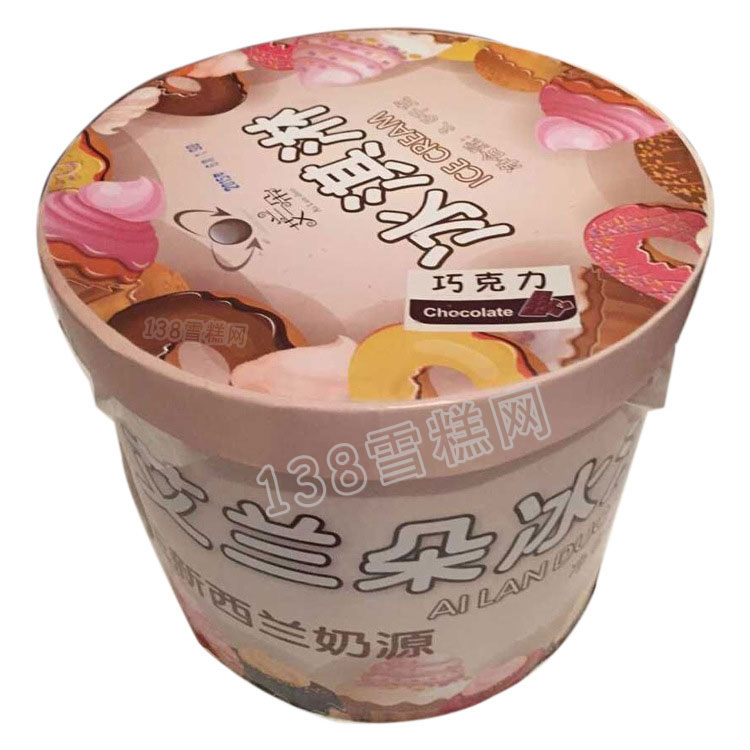 艾兰朵大桶雪糕巧克力味冰淇淋3.5kg